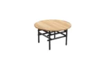 Ki Side Table Round dark grey