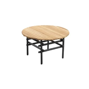 Ki Side Table Round dark grey