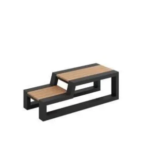 Ribbon Lounger Side Table by Bob Manders