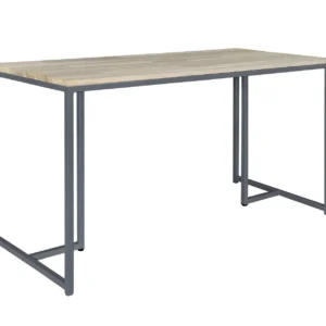 Masa High Dining Joe 180x80x95cm. Alu LavaTeak Finisaj Antic