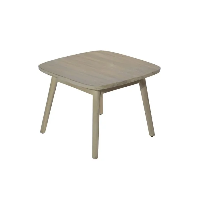 Masa Laterala Lennon 60x60x45cm. Teak Finisaj Antic hogarti
